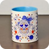 Caneca Caveirinha Azul