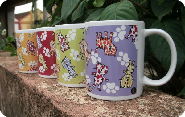 Conjunto de Caneca Gatinhos