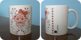 Caneca Caveirinha Laranja