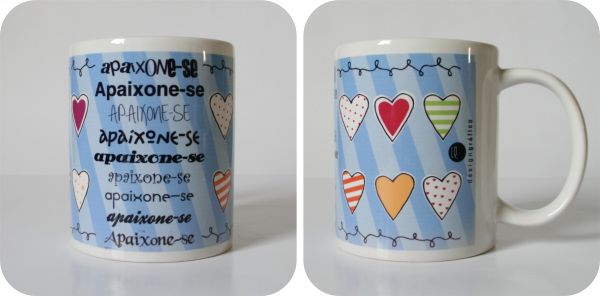 Caneca Apaixone-se Azul