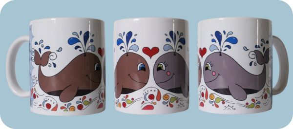 Caneca Casal de Baleinhas