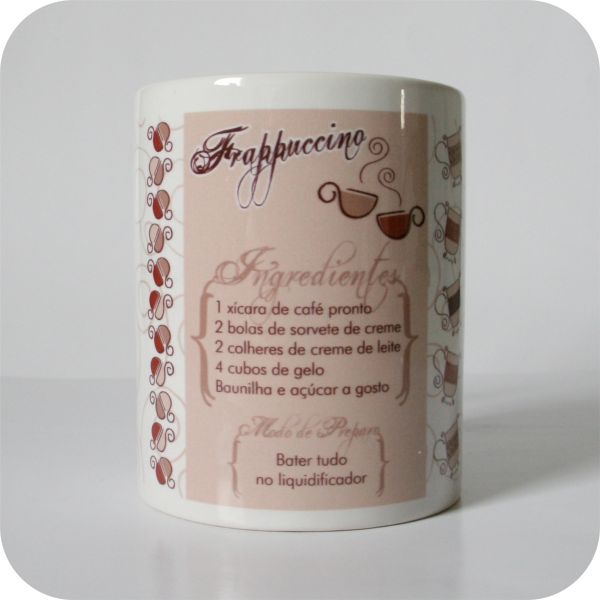 Caneca Receitas . Frappuccino