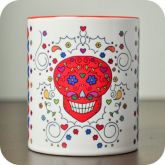 Caneca Caveirinha Vermelha